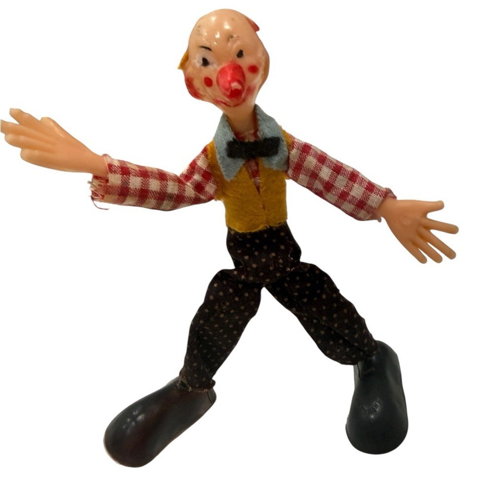 Moritz Schleich Biegefiguren W. Germany Bendable Clown 1950’s Rare Collectible